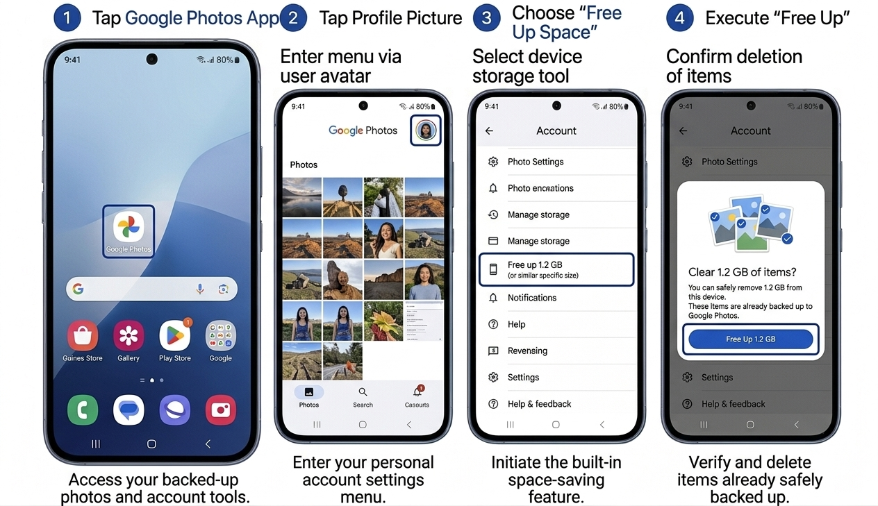Free Up Space with Google Photos