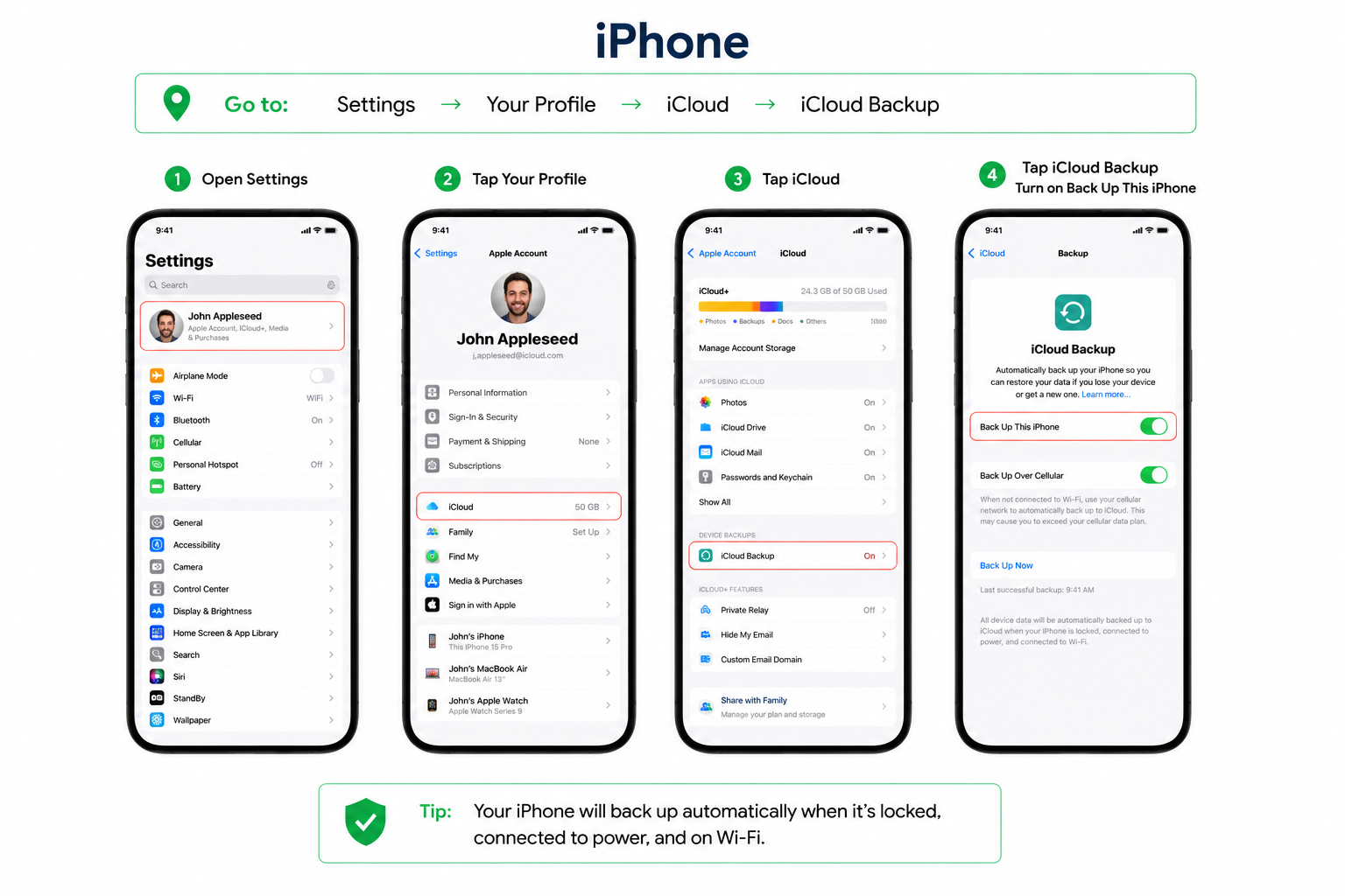 How to Set Up a Picture Backup for iPhone