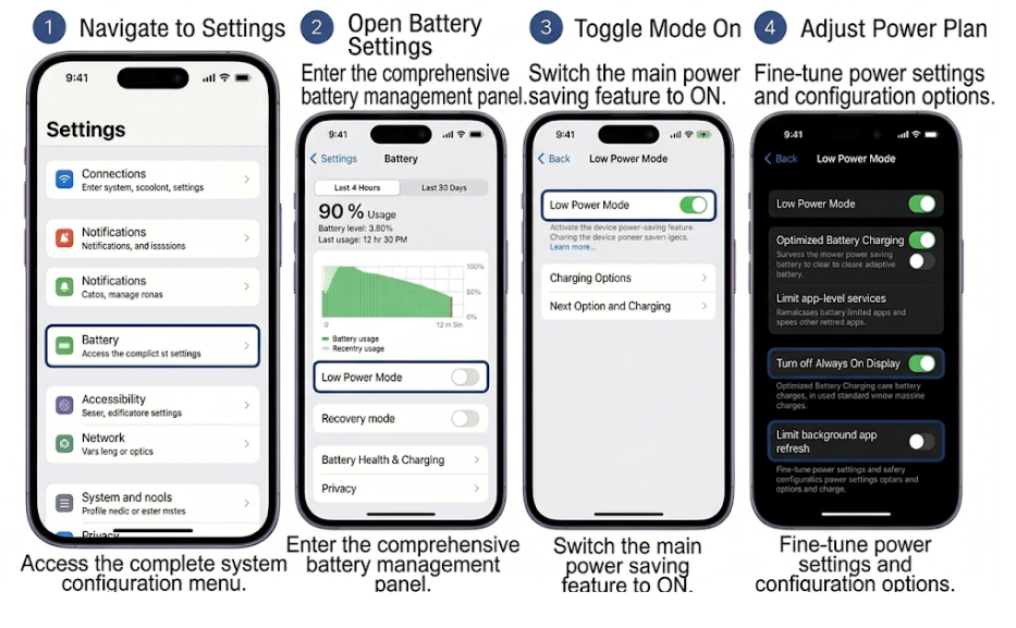 Turn on Low Power Mode